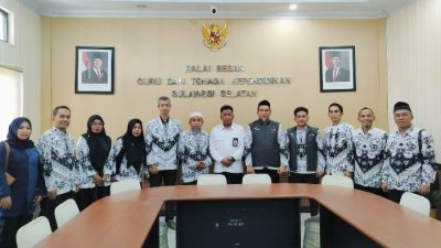 PGRI Luwu Utara Lakukan Kunker ke BBGTK Sulsel Bahas Peningkatan