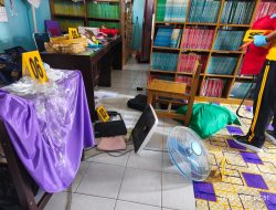 SMP Negeri 4 Masamba Dibobol Maling Pelaku Tinggalkan Coretan Kasar di Dinding Sekolah