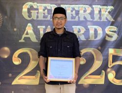 Lukman Hamarong Terima Penghargaan PIK-R Generik Award 2025 dari SMAN 4 Luwu Utara